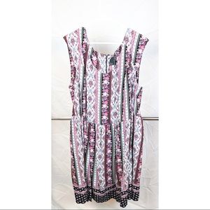 Multi-colored shift dress